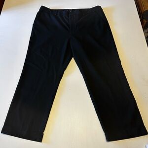 Banana Republic Black Ankle Cuffed Trousers
